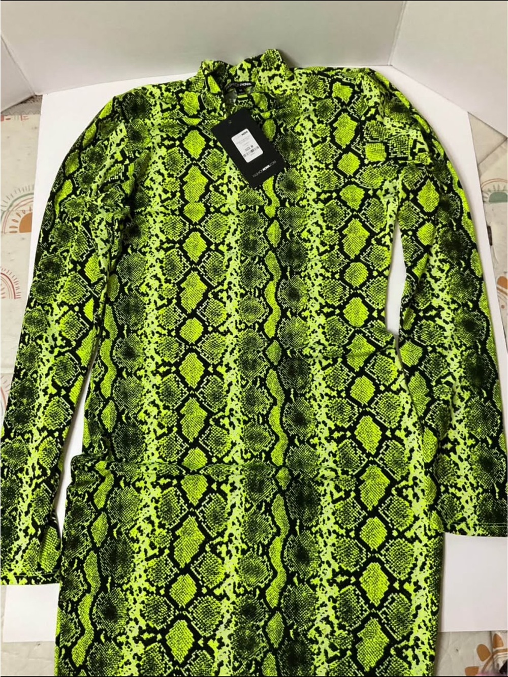 Fashion Nova snake print dress
